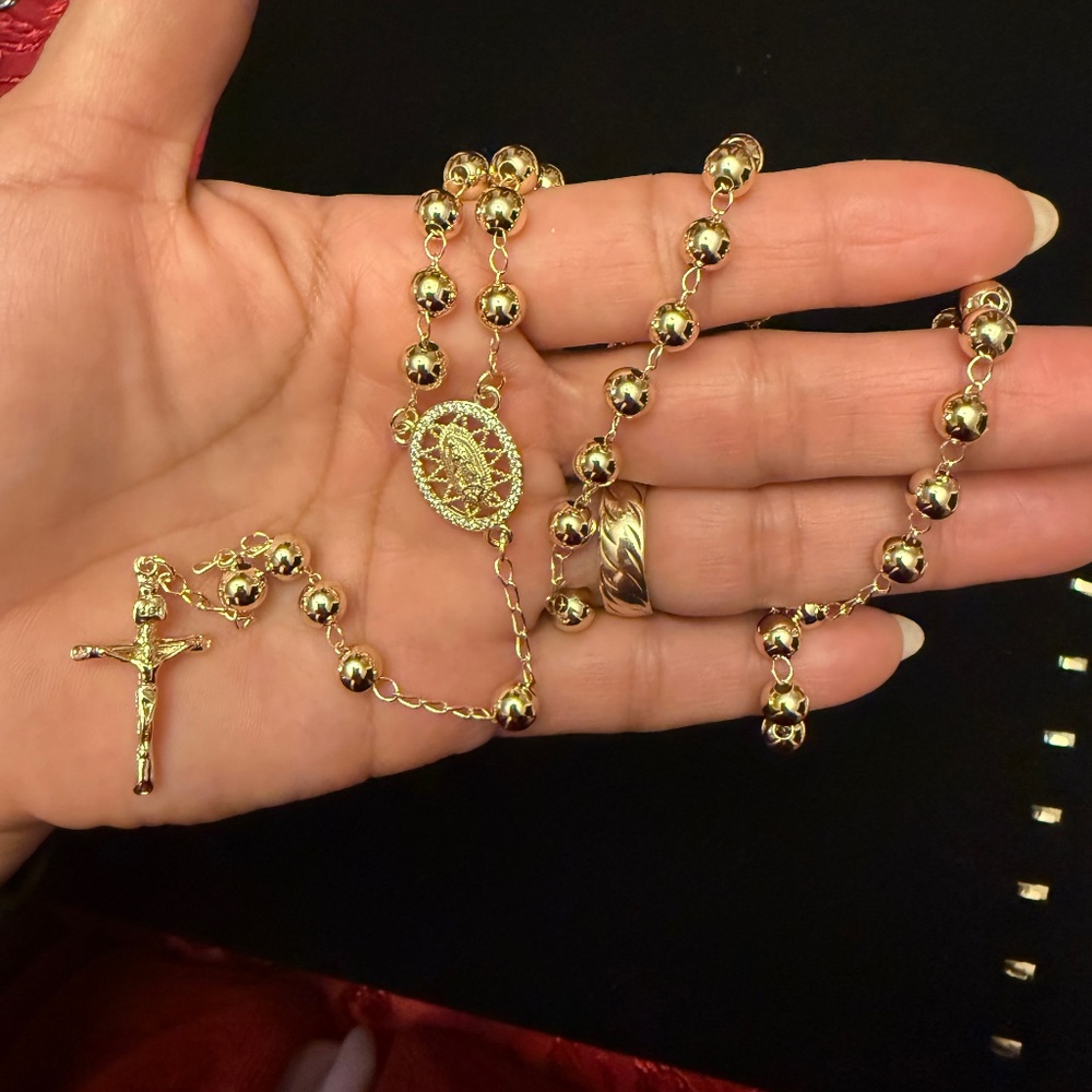Gold plated rosaries